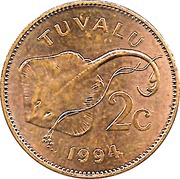 2 Cents - Elizabeth II 3rd portrait reverse image