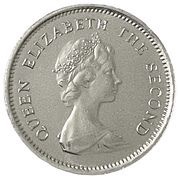 5 Cents - Elizabeth II 2nd portrait obverse image