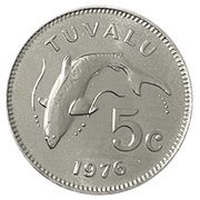 5 Cents - Elizabeth II 2nd portrait reverse image
