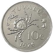 10 Cents - Elizabeth II 2nd portrait reverse image