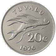 20 Cents - Elizabeth II 2nd portrait reverse image