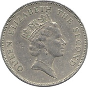 50 Cents - Elizabeth II 3rd portrait obverse image