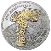 50 Cents - Elizabeth II Moonlanding reverse image