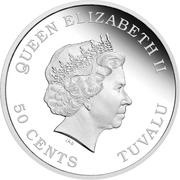 50 Cents - Elizabeth II Baby Snake obverse image
