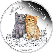 50 Cents - Elizabeth II Always Together, Tuvalu, 2015 reverse image