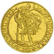 1 Ducat - Petr Vok of Rosenberg, Bohemia, 1593-1594 reverse image