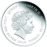 50 Cents - Elizabeth II White Lion Cubs obverse image