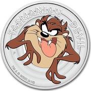 50 Cents - Elizabeth II Tasmanian Devil, Tuvalu, 2018 reverse image