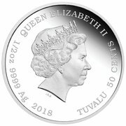 50 Cents - Elizabeth II English Bulldog obverse image