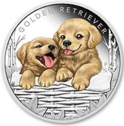 50 Cents - Elizabeth II Golden Retriever, Tuvalu, 2018 reverse image