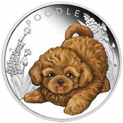 50 Cents - Elizabeth II Poodle, Tuvalu, 2018 reverse image