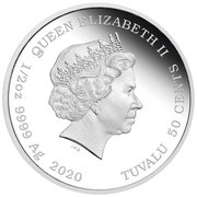 50 Cents - Elizabeth II Baby Mouse obverse image