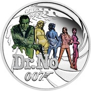 50 Cents - Elizabeth II Dr. No reverse image