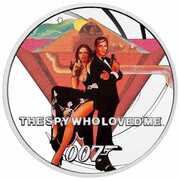 50 Cents - Elizabeth II The Spy Who Loved Me, Tuvalu, 2021 reverse image