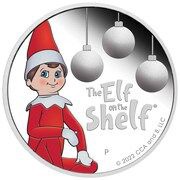 50 Cents - Elizabeth II The Elf on the Shelf reverse image