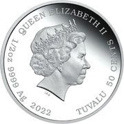 50 Cents - Elizabeth II Baby Tiger obverse image