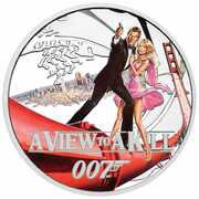 50 Cents - Elizabeth II A View to a Kill, Tuvalu, 2022 reverse image