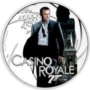 50 Cents - Elizabeth II Casino Royale, Tuvalu, 2022 reverse image