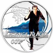 50 Cents - Elizabeth II Licence to Kill, Tuvalu, 2022 reverse image