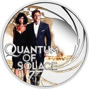 50 Cents - Elizabeth II Quantum of Solace reverse image