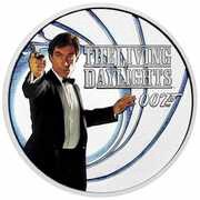 50 Cents - Elizabeth II The Living Daylights, Tuvalu, 2022 reverse image