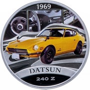 1 Dollar - Elizabeth II Datsun 240 Z, Tuvalu, 2006 reverse image