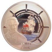 1 Dollar - Elizabeth II James Cook, Tuvalu, 2006 reverse image