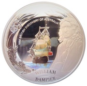1 Dollar - Elizabeth II William Dampier, Tuvalu, 2006 reverse image