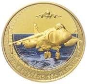 1 Dollar - Elizabeth II Sea Harrier reverse image