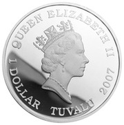 1 Dollar - Elizabeth II Great White Shark obverse image