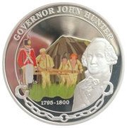 1 Dollar - Elizabeth II Governor John Hunter, Tuvalu, 2008 reverse image