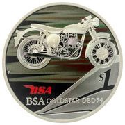1 Dollar - Elizabeth II BSA Gold Star DBD34, Tuvalu, 2008 reverse image