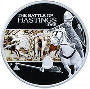 1 Dollar - Elizabeth II Battle of Hastings, Tuvalu, 2009 reverse image