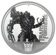 1 Dollar - Elizabeth II Megatron, Tuvalu, 2009 reverse image