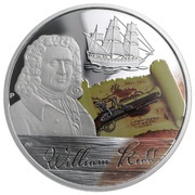 1 Dollar - Elizabeth II William Kidd, Tuvalu, 2009 reverse image