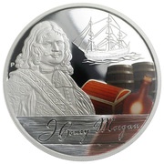 1 Dollar - Elizabeth II Henry Morgan, Tuvalu, 2009 reverse image