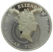 1 Dollar - Elizabeth II Charles Darwin; Silver Bullion obverse image