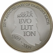 1 Dollar - Elizabeth II Evolution, Tuvalu, 2009 reverse image
