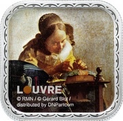 1 Dollar - Elizabeth II The Lacemaker, Tuvalu, 2009 reverse image