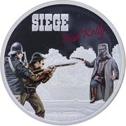 1 Dollar - Elizabeth II Siege, Tuvalu, 2010 reverse image