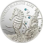 1 Dollar - Elizabeth II Sea Horse, Tuvalu, 2010 reverse image