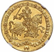 4 Ducats - Wilhelm of Rosenberg Golden Fleece, Bohemia, 1585 reverse image