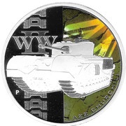1 Dollar - Elizabeth II A22 Churchill, Tuvalu, 2010 reverse image