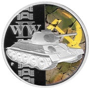 1 Dollar - Elizabeth II T-34, Tuvalu, 2010 reverse image