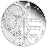 1 Dollar - Elizabeth II Robert Schumann, Tuvalu, 2010 reverse image