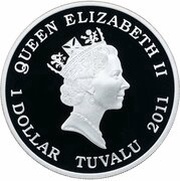 1 Dollar - Elizabeth II Australian Cattle Dog obverse image