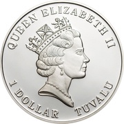 1 Dollar - Elizabeth II Pillar coral obverse image