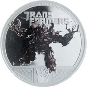 1 Dollar - Elizabeth II Megatron, Tuvalu, 2011 reverse image