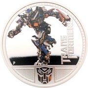 1 Dollar - Elizabeth II Optimus Prime, Tuvalu, 2011 reverse image