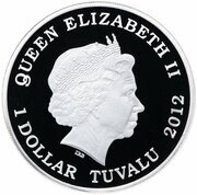 1 Dollar - Elizabeth II Black Rhinoceros obverse image